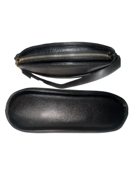 VTG Coach Madison Regis Bag 4405 Black Caviar Leather Brass Crossbody 90s Italy - Picture 5 of 8